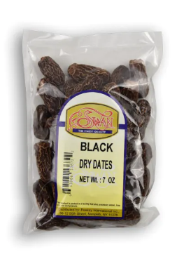 SWAN Black Dry Dates 7 OZ